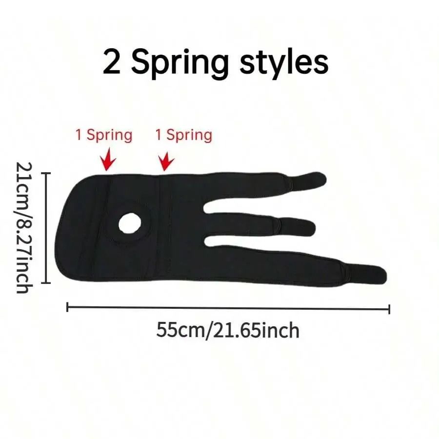 Outdoor Sports Knee Pads with Spring Support for Running Hiking Cycling Protection