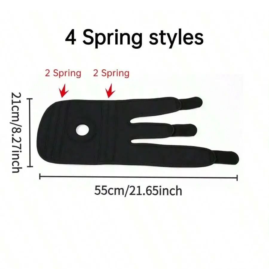 Outdoor Sports Knee Pads with Spring Support for Running Hiking Cycling Protection