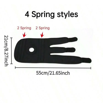 Outdoor Sports Knee Pads with Spring Support for Running Hiking Cycling Protection