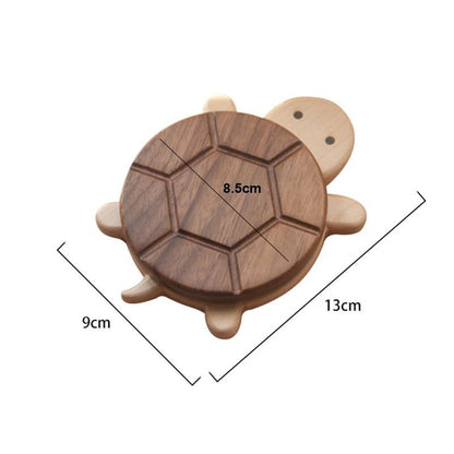 Turtle Shaped Solid Wood Insulation Mat for Kettles Tea Pots and Tableware