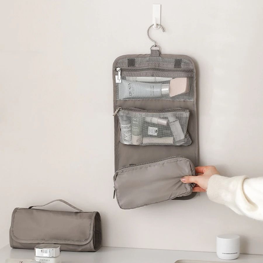 Portable Travel Toiletry Bag Large Capacity Makeup Organizer Multifunction Storage Bag