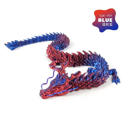 Huge 3D Printed Jointed Dragon Figurine Decoration 90cm