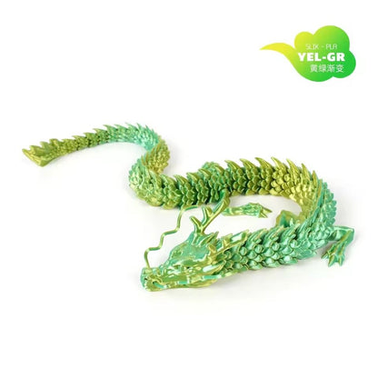 Huge 3D Printed Jointed Dragon Figurine Decoration 90cm