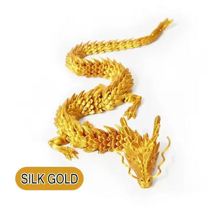 Huge 3D Printed Jointed Dragon Figurine Decoration 90cm