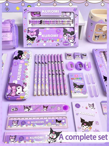Cinnamoroll School Supplies, Sanrio Kuromi Stationery Set, My Melody Rulers, Study Pencils Erasers Gifts