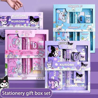 Cinnamoroll School Supplies, Sanrio Kuromi Stationery Set, My Melody Rulers, Study Pencils Erasers Gifts