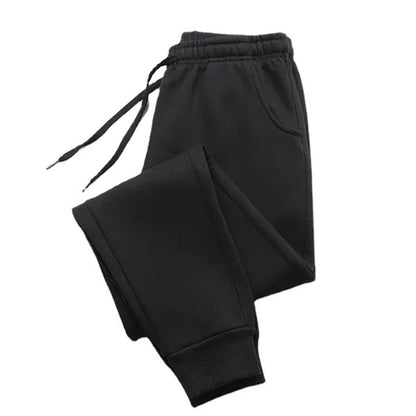 Fitness Loose Fit Clothing, Men's Pants, Autumn Winter Sport Jogging Trousers, Solid Color Streetwear Pants