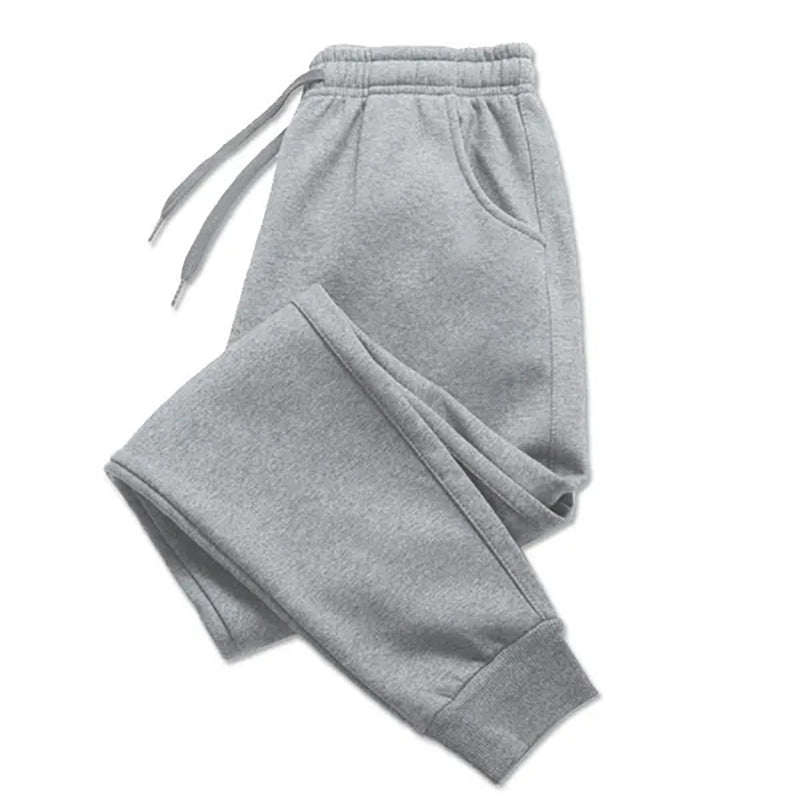 Fitness Loose Fit Clothing, Men's Pants, Autumn Winter Sport Jogging Trousers, Solid Color Streetwear Pants