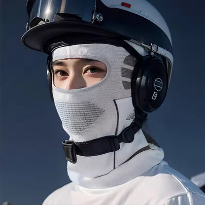 Winter Ski Hat Full Face Mask, Men Women Cold-Proof Thermal Scarf, Ski Cycling Hunting Head Neck Cover Helmet Liner Cap