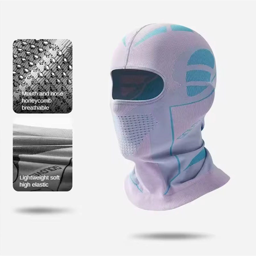 Winter Ski Hat Full Face Mask, Men Women Cold-Proof Thermal Scarf, Ski Cycling Hunting Head Neck Cover Helmet Liner Cap