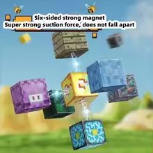Magnetic Mine World Building Cube Set for Kids