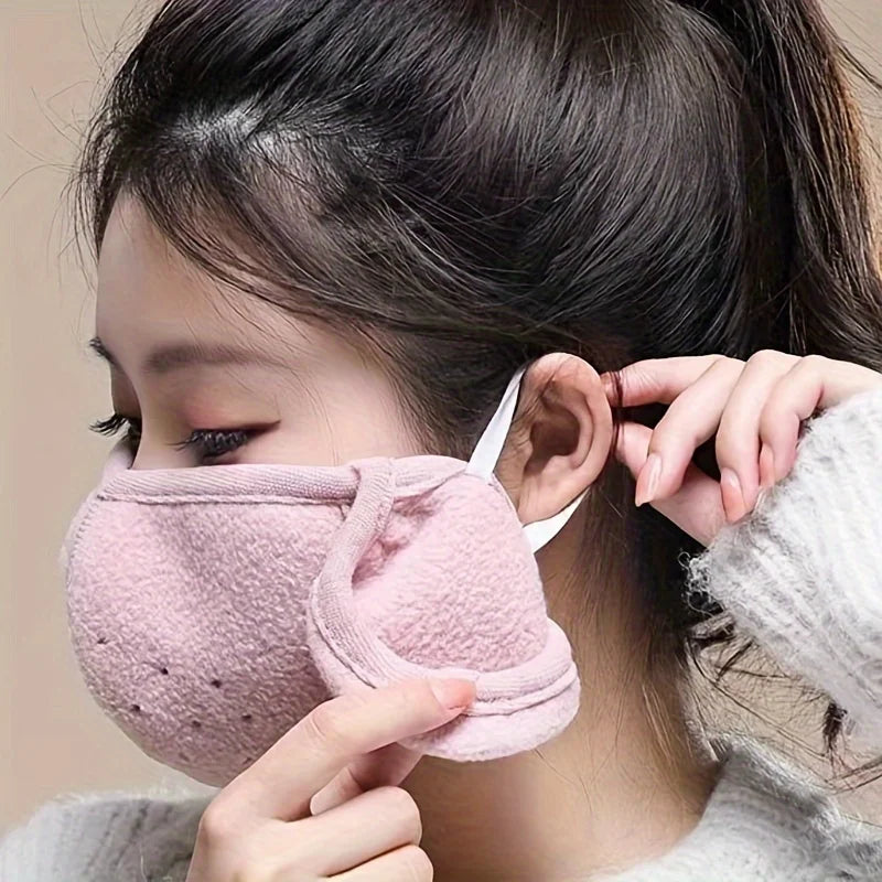 Full Cover Face Mask Outdoor Windproof Mask, Winter Mask Warm Mask, Breathable Thickened Dustproof Reusable Mask