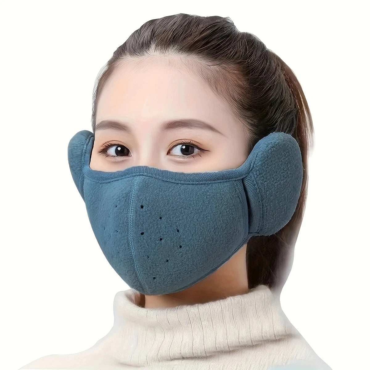 Full Cover Face Mask Outdoor Windproof Mask, Winter Mask Warm Mask, Breathable Thickened Dustproof Reusable Mask