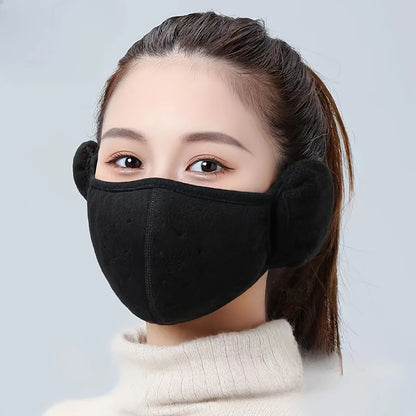Full Cover Face Mask Outdoor Windproof Mask, Winter Mask Warm Mask, Breathable Thickened Dustproof Reusable Mask