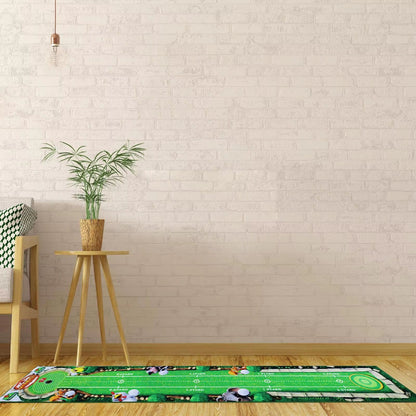 Portable Golf Putting Mat Training Aid for Home and Lawn