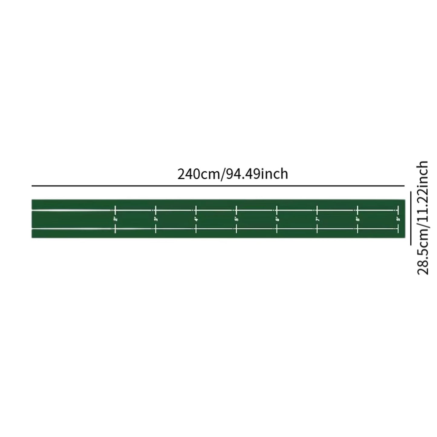 Portable Golf Putting Mat Training Aid for Home and Lawn