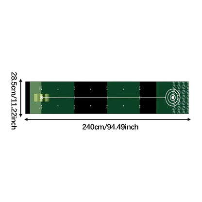 Portable Golf Putting Mat Training Aid for Home and Lawn