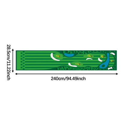 Portable Golf Putting Mat Training Aid for Home and Lawn