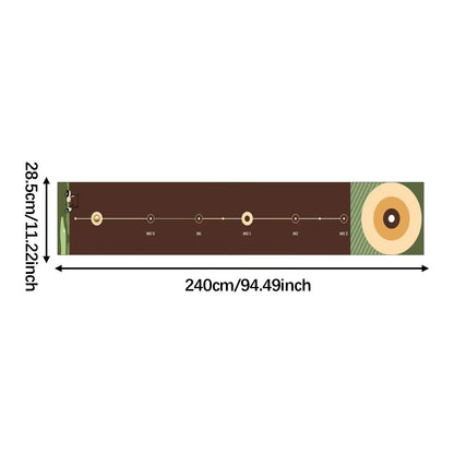 Portable Golf Putting Mat Training Aid for Home and Lawn