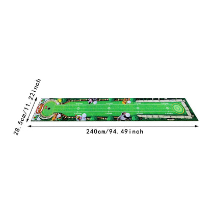 Portable Golf Putting Mat Training Aid for Home and Lawn