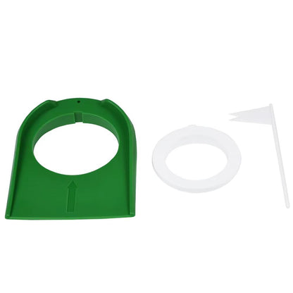 Portable Indoor/Outdoor Golf Putting Trainer with Adjustable Hole & Flag