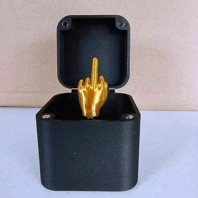 Out of the box pop-up, Middle Finger Novelty, Funny Prank Gift, Creative Desk, Home Decor, Christmas Gift