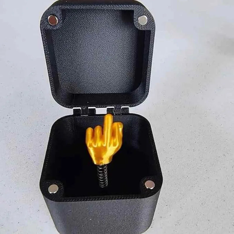 Out of the box pop-up, Middle Finger Novelty, Funny Prank Gift, Creative Desk, Home Decor, Christmas Gift