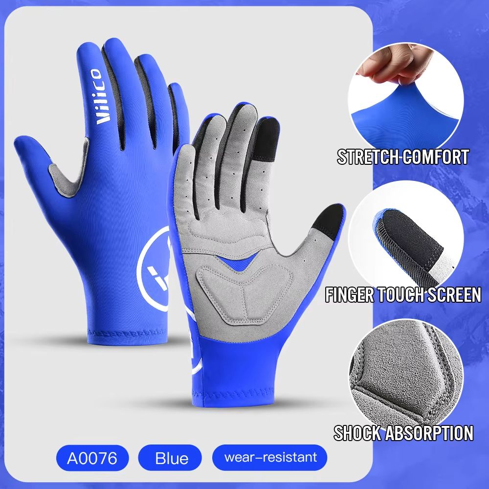 Vilico Professional Outdoor Cycling Gloves Touch-Screen Shock-Absorption