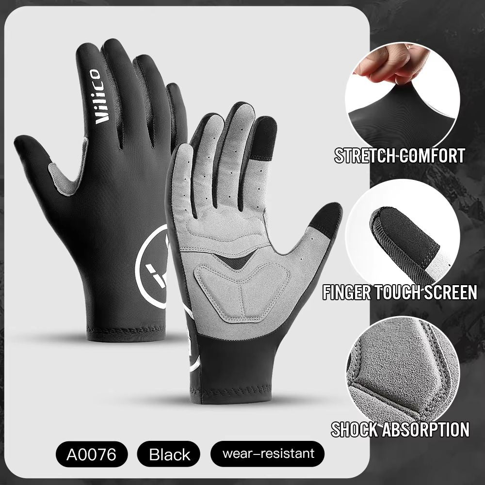 Vilico Professional Outdoor Cycling Gloves Touch-Screen Shock-Absorption