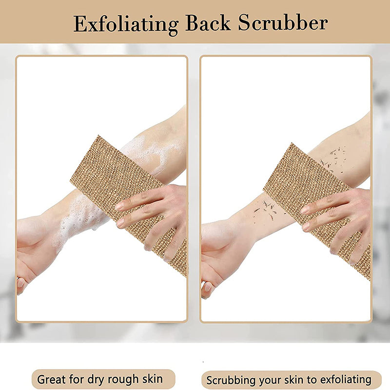 Bath Towel, Shower Towel, Back Body Exfoliating Belt, Shower Scrubber, Body Cleaning, Bathroom Shower Strap