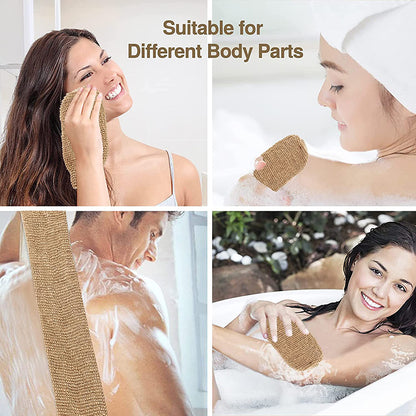Bath Towel, Shower Towel, Back Body Exfoliating Belt, Shower Scrubber, Body Cleaning, Bathroom Shower Strap