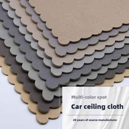 Car Roof Fabric Sky Headliner Cloth for Upholstery Repair Interior Roof Lining with Sponge Backing