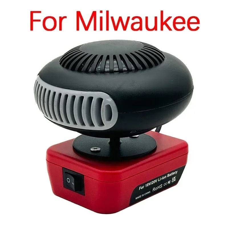Cordless Portable Space Heater Fan with Dual Heat Mode
