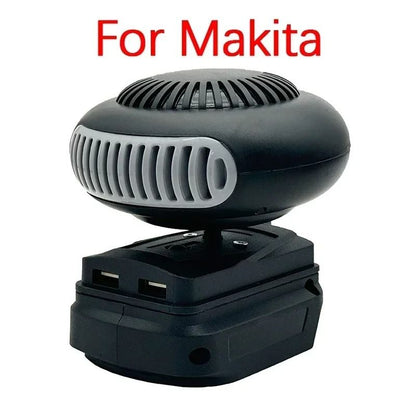 Cordless Portable Space Heater Fan with Dual Heat Mode