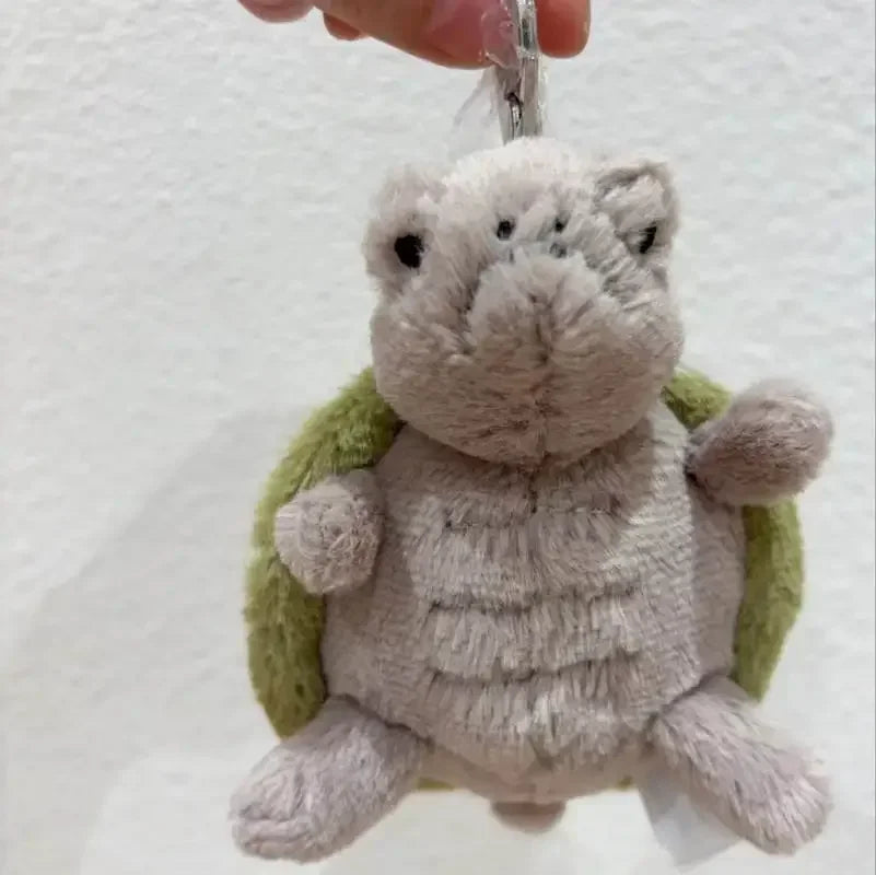 Interactive turtle bag keychain, cute home decoration doll, pet toy holiday gift for cat dog