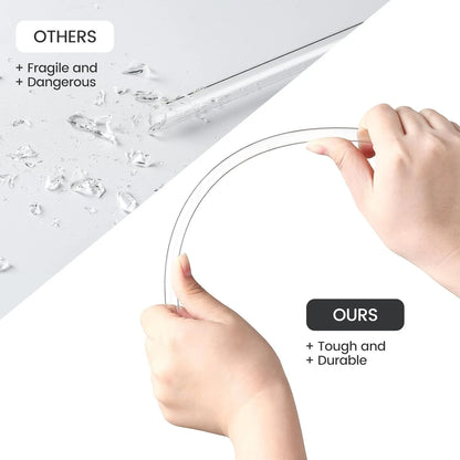 Replacement Straws for Stanley Cup Tumbler, Clear Reusable Plastic Straws, Straw Brushes