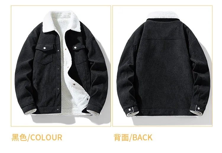 Winter Shield Corduroy Down Mens Coat – Premium Warm Winter Jacket