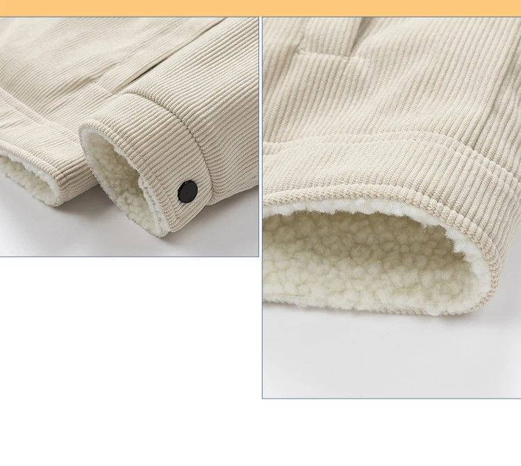 Winter Shield Corduroy Down Mens Coat – Premium Warm Winter Jacket