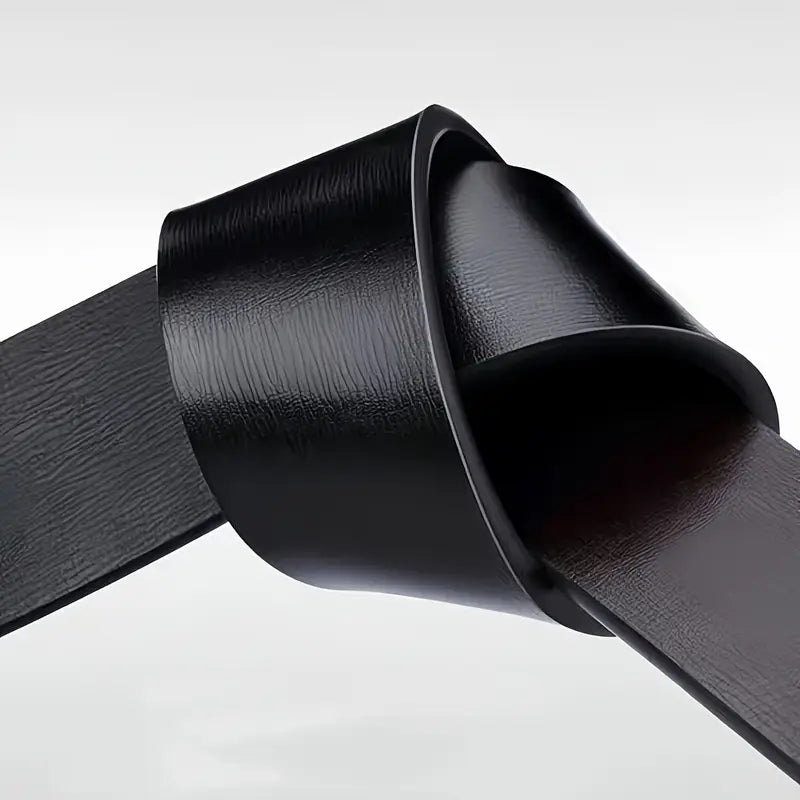 Stylish Men Leather Belt, Automatic Buckle, Fashion Belt for Business, Party, Work & Daily Life