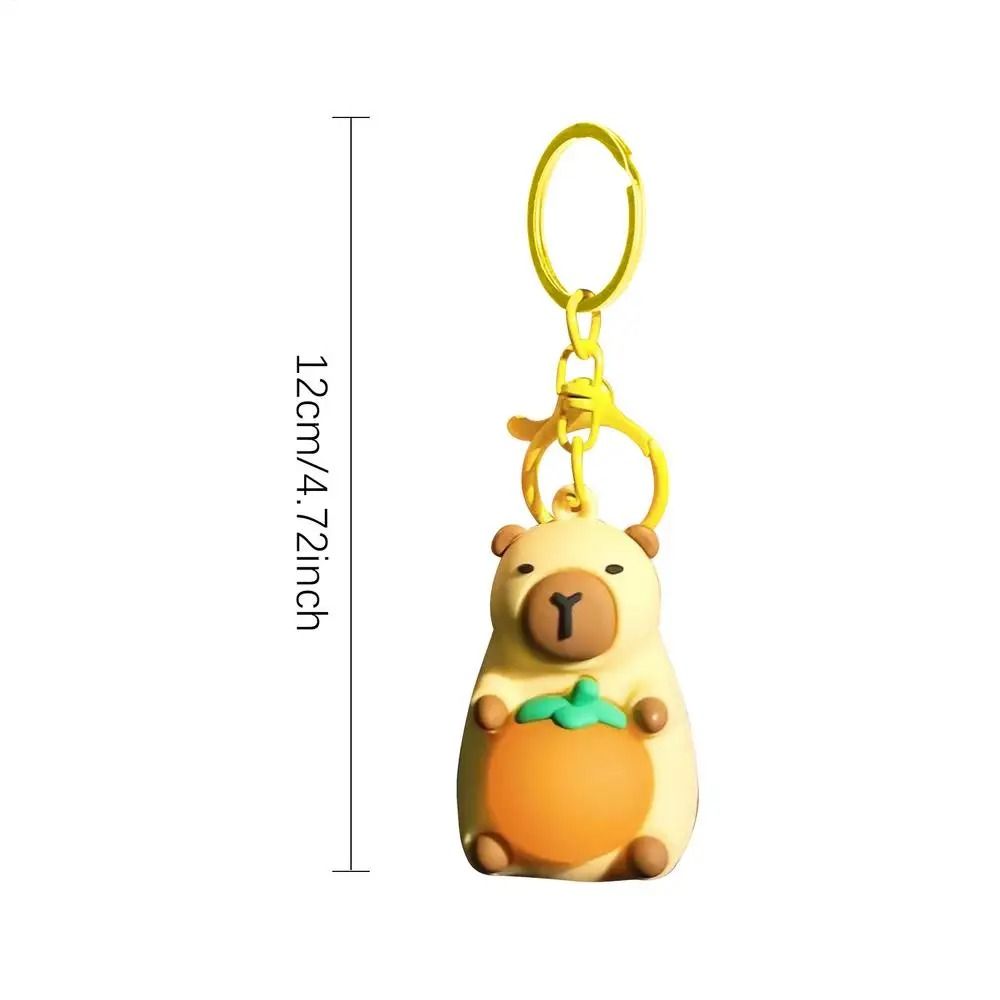Cute Luminous Capybara Keychain With Light