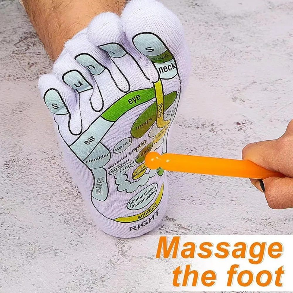 Cotton Acupressure Reflexology Socks – Premium Massage Socks & Ideal Wellness Gift