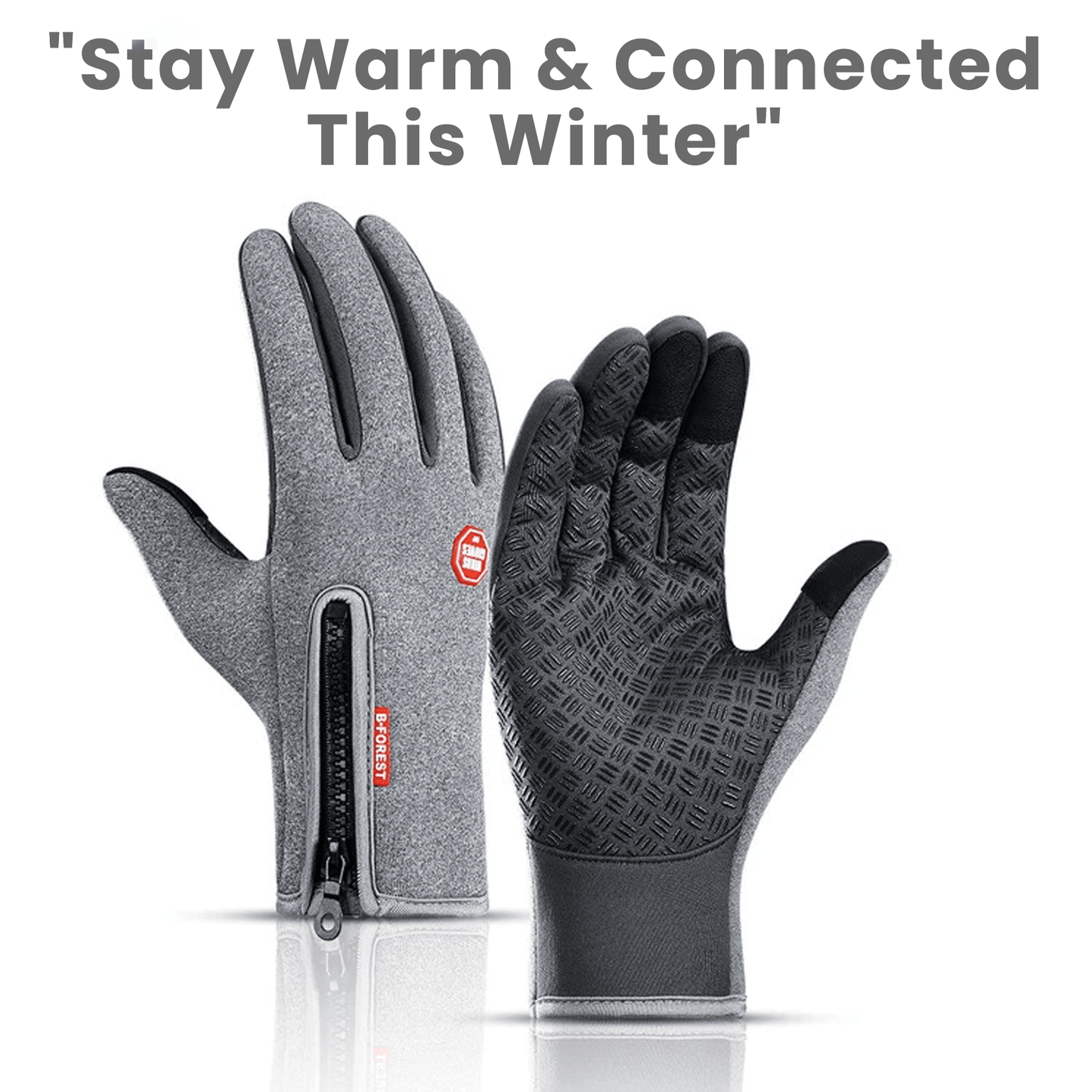 Unisex Waterproof Touch Screen Winter Gloves, Perfect Gift for Men & Women