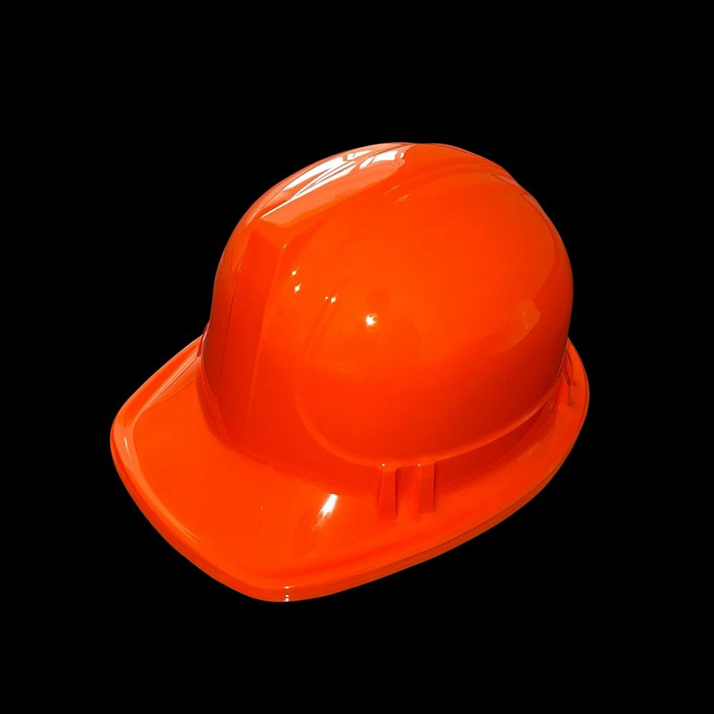 Kids Construction Party Hats Soft Plastic Dress Up Set of 12
