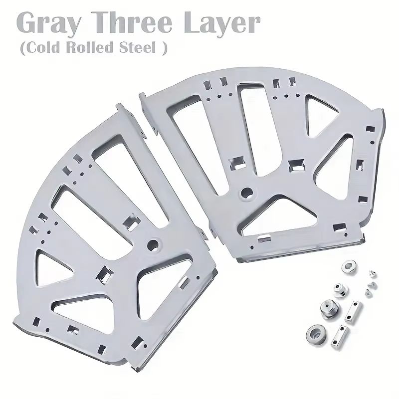Flip-Frame Stainless Steel Hidden Flip Rack Hardware Kit for Shoe Cabinet