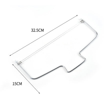Adjustable Cake Decorating Tools 1Pc, Stainless Steel Double Layer Cake Slicer, Bakery Accessories, Pastry Tools