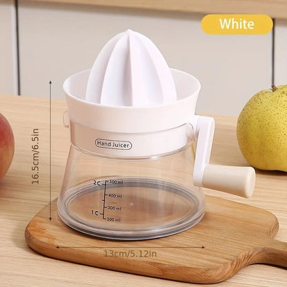 Manual Citrus Juicer with Measuring Container