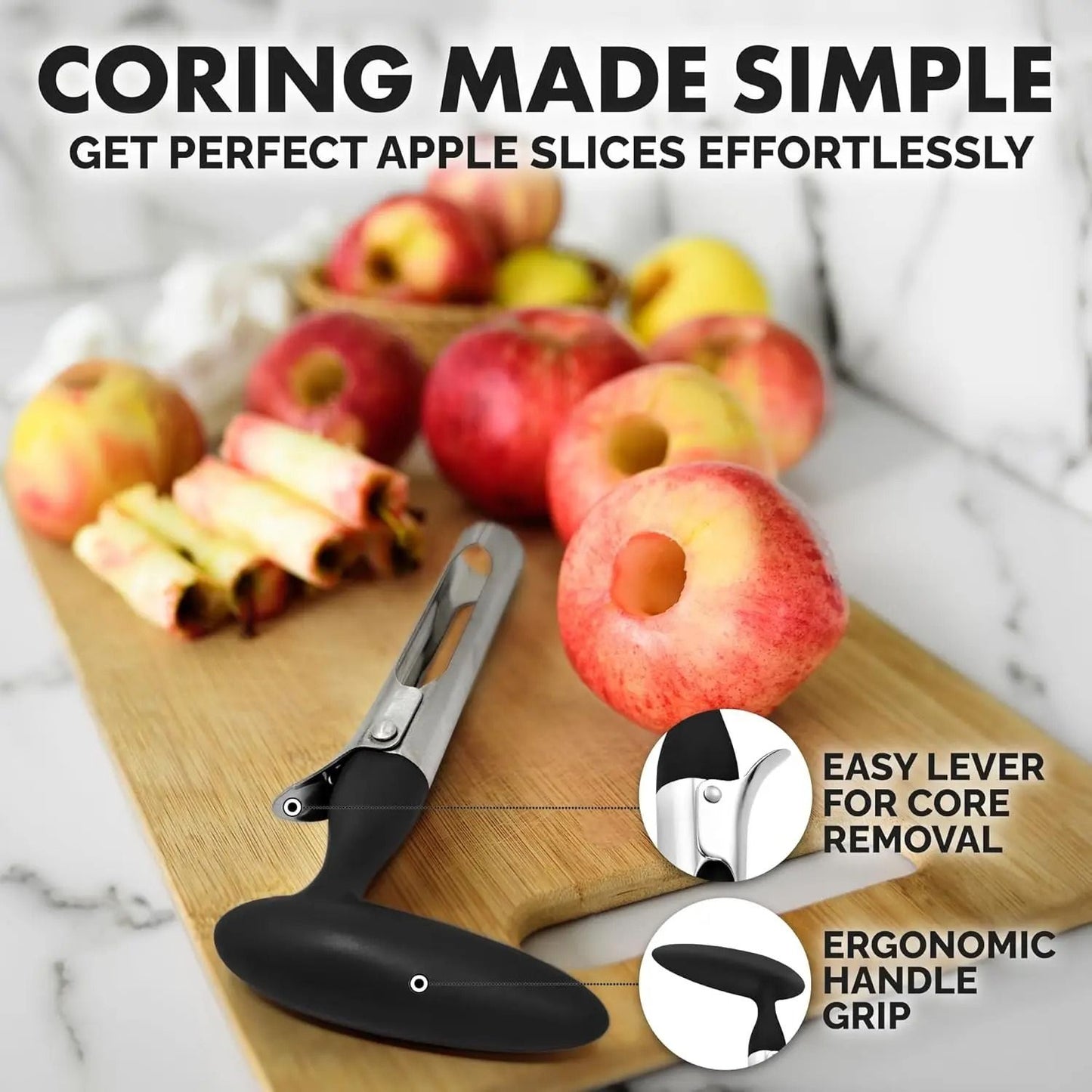 Stainless Steel Apple Corer Tool