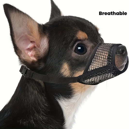 BrachyGuard Soft Mesh Muzzle for Short-Snout & Small/Medium Dogs