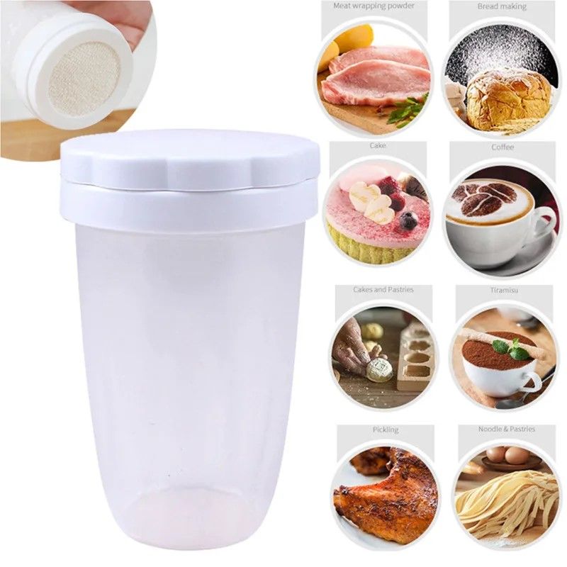 Professional Baking Powder Sugar Shaker & Flour Dispenser Tool