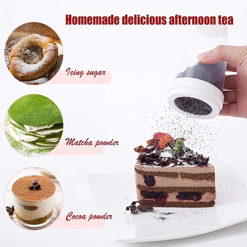 Professional Baking Powder Sugar Shaker & Flour Dispenser Tool